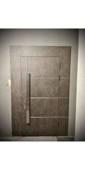 НАШІ РОБОТИ Вхідні двері металеві в квартиру з МДФ накладками